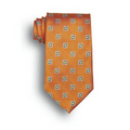 Orange Vasari Polyester Tie